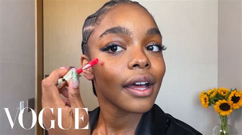 Marsai Martin’s Guide to Bold Blue Eyeliner - vogue.com