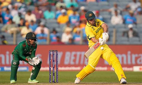 Marsh powers Australia to 8-wicket win over Bangladesh at Cricket World Cup