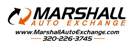 Marshall Auto Exchange 2332 State Hwy 19 Marshall MN 56258 Hours Of Operation. BY APPOINTMENT. Monday - Friday: 9:00 - 5:00. Saturday: 9:00 - 1:00 Sunday: Closed. Approvals based off of each individual applicant. Not every vehicle will qualify for financing. See dealer for complete details.. 
