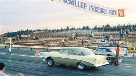 Clark Marshall, who was the promoter, rented the cape and the crown. This is Puyallup, 1966; we were supposed to race against Sid [Waterman] and his car; Ronnie Hampshire was the driver.. 