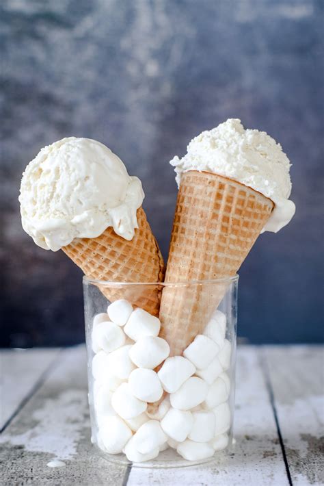 Marshmallow ice cream. Ice cream is made of molecules of fat suspended in a structure of water, sugar and ice. Learn about the history of ice cream and see how ice cream is made. Advertisement The U.S. i... 