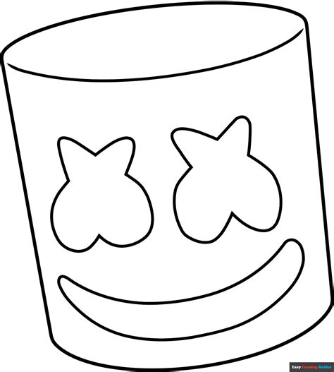 Marshmello Coloring Page
