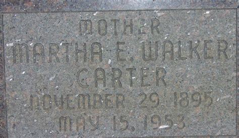 Martha Estella Walker Carter (1896-1953) - Find a...