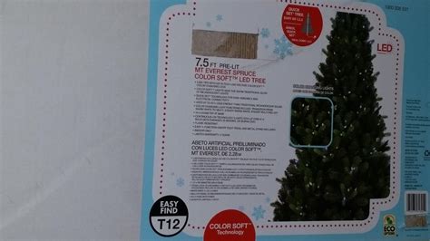 Martha Stewart Living 7.5 ft. Indoor Pre-Lit LED Mount