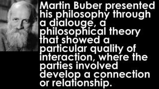 Martin buber theory