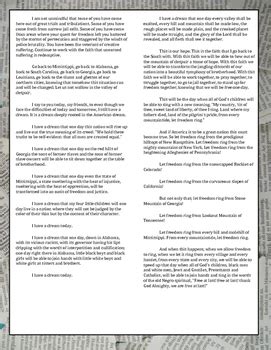 Martin luther king speech transcript