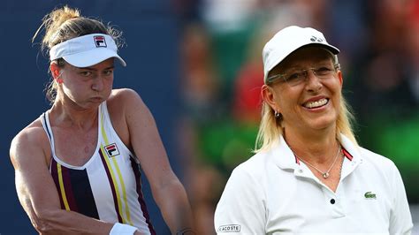 Martina Navratilova reacts to Barbora Krejcikova s tribute to her at WTA  Finals - almostcatch