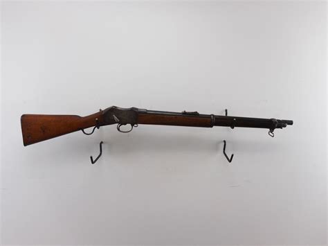 Introduced in List of Change 3615, with the Martini Henry IC1 Artillery carbine. the 25.75" blade.. Bayonet Enfield- Martini experimental P1885 Sword Pattern 1. With the ongoing experiments of the Enfield Martini pattern A .402 rifle,In 1885 a new radical de... 