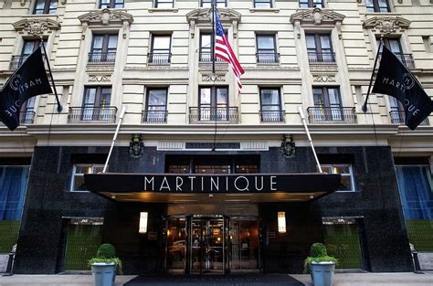 Martinique new york. Located in Manhattan, Martinique New York on Broadway, Curio Collection by Hilton is adjacent to Empire State Building and within a 10-minute walk of other popular attractions like Madison Square Garden. This 504-room, 4-star hotel has conveniences like 3 restaurants, a bar/lounge, and a 24-hour gym. Dining 