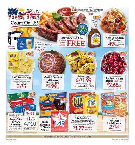 Martin's circular of the week contains all the hot deals found in and outside the United States. Proffering numerous varieties of items from tons of renowned manufacturers, the shopping platform ensures that affordability is at all times guaranteed. Martin's headquarters is located in 18726 N Pointe Dr. Hagerstown, MD 21742.. 
