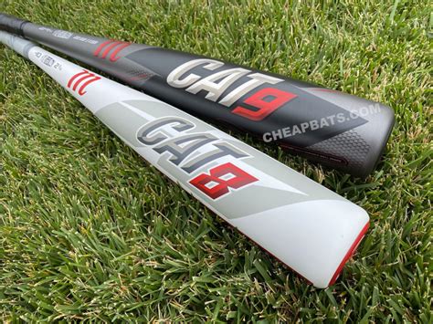 What Is The Difference Between The Marucci Cat 8 And Cat 9? For the new USSSA Marucci Cat 9 and the USSSA Marucci Cat 8 models, we noticed the Cat 8 has an ever so slightly larger barrel profile than the Cat 9 has. Both the Cat 8 and the Cat 9 have the same AV2 Harmonic Dampening knob to eliminate vibration (USSSA and BBCOR versions). 