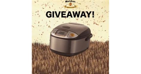 Marukan Vinegar on Instagram: " RICE COOKER GIVEAWAY This …