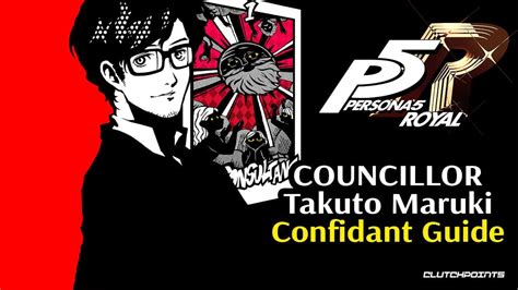 Maruki confidant. Oct 17, 2022 · Takuto Maruki Confidant guide - Persona 5 Royal only. Another new addition to Persona 5 Royal, and vital for the new endings, is the new Counselor confidant, a cooperation that takes place between ... 