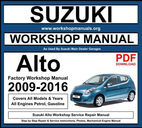 Maruti suzuki alto engine maintenance manual. - Manual de servicio excavadora volvo ec.