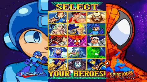 Marvel Vs 1 Character Select