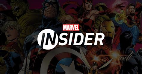 Marvel insider. Create Your Marvel Account. Sign up for Marvel.com, Marvel Unlimited, & Marvel Insider. 
