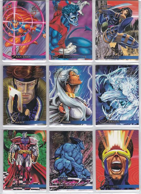 Marvel metal cards 1995. Marvel 1995 Masterpieces card list & price guide. Ungraded & graded values for all 1995 Marvel Masterpieces Marvel Cards. Click on any card to see more graded card prices, historic prices, and past sales. Prices are updated daily based upon Marvel 1995 Masterpieces listings that sold on eBay and our marketplace. Read our methodology . 