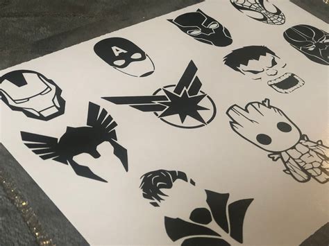 Marvel stencils - Etsy