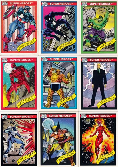 Prices for Marvel 1991 Universe Marvel Cards. Marvel 1991 Universe card list & price guide. Ungraded & graded values for all 1991 Marvel Universe Marvel Cards. Click on any card to see more graded card prices, historic prices, and past sales. Prices are updated daily based upon Marvel 1991 Universe listings that sold on eBay and our marketplace.. 