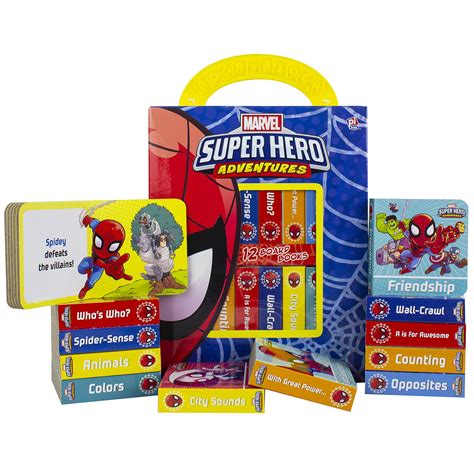 Read Online Marvel  Spiderman Super Hero Adventures  My First Library By Phoenix International Publications