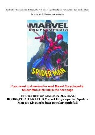 Read Marvel Encyclopedia Spiderman By Kit Kiefer