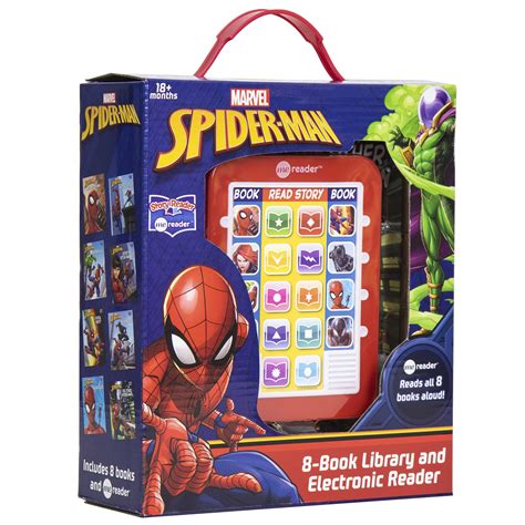 Full Download Marvel Spiderman  Me Reader Electronic Reader With 8 Book Library  Pi Kids By Editors Of Phoenix International Publications