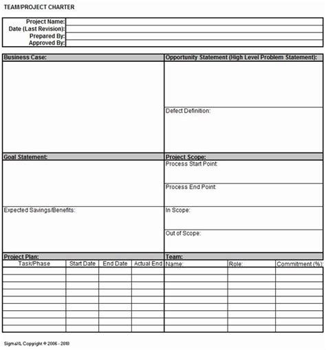 Marvelous Simple Project Charter Template Word Change Request Excel