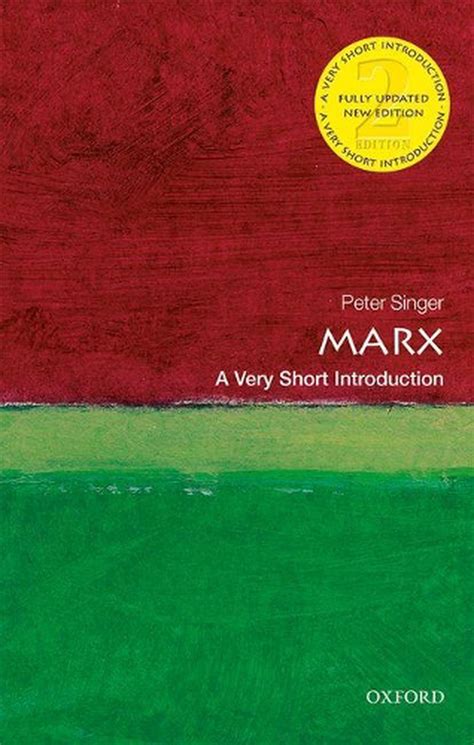 Read Marx A Very Short Introduction By Peter Singer