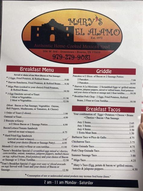 Mary's el alamo hearne tx menu. Things To Know About Mary's el alamo hearne tx menu. 