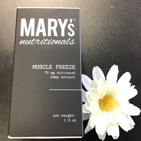 Mary S Nutritionals Cbd Muscle Freeze