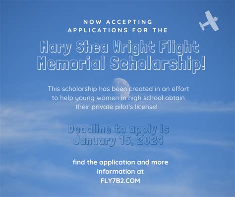 Mary Shea Memorial Scholarship Northampton Airport