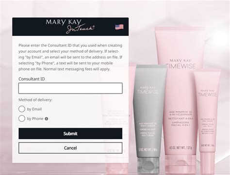 MaryKayInTouch Online Order Process. Visit the home page of the Mary Kay website. You will be asked to enter your location by zip code so that you can contact a Mary Kay Independent Consultant to discuss the matter with you. If you wish to participate, your advisor will give you an advisor number. Visit the MaryKayInTouch website..