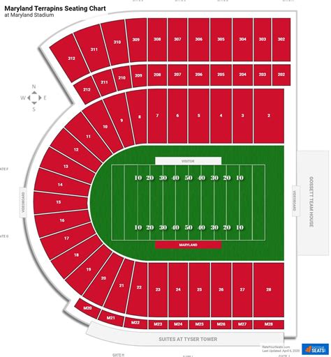 Maryland Football Stadium Seating Chart