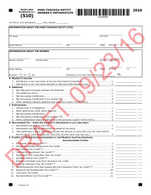 Maryland Form 510 K 1 Instructions - Fill Online, Printable, …