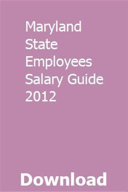Maryland state employees salary guide 2012. - Brachiopoden aus dem uebergangsgebirge der eifel..