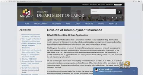 Maryland unemployment beacon portal. 11. 5. 2020 ... “When the BEACON portal was launched, it was utterly effed up. The page wouldn't even load,” the man said in an interview. “When Robinson ... 
