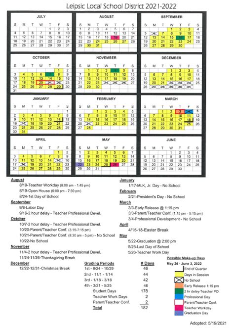 Maryville Academic Calendar