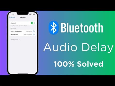 Masalah delay sound bluetooth ios. .  ...