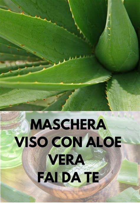 Maschera viso aloe vera fai da te - Non sprecare