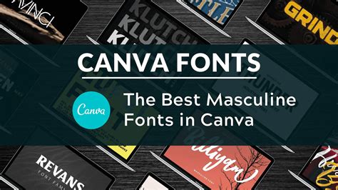 Masculine fonts on canva. 1. Blanka. This futuristic font is modern and force-wielding. The thick lines, with cut-out blocks are a nod to lightsaber energy bolts, making it great for Star Wars projects on Canva. 2. Bernoru. Just like the Dark Lords of Star Wars, the chunky block font of Bernoru is simple in nature but forceful upon impact. 3. 