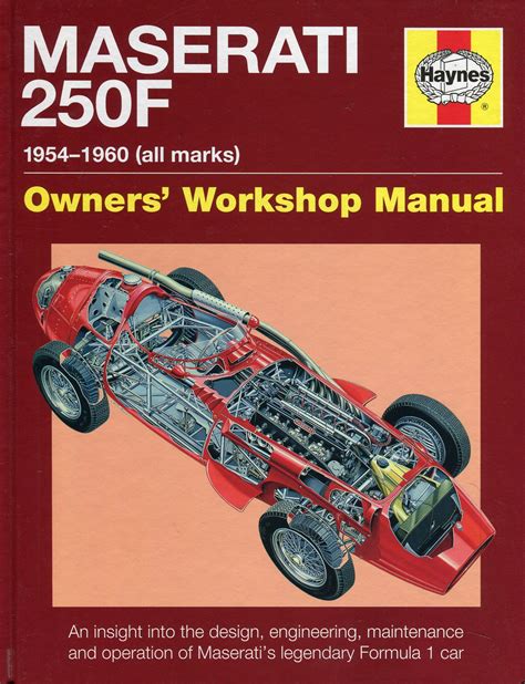 Maserati 250f manual 1954 1960 all models haynes owners workshop manuals. - Bibliographie deutschsprachiger geschichtswissenschaftlicher reihen nach stücktiteln.