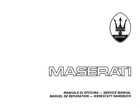 Maserati biturbo workshop shop service repair manual. - Us army technical manual turbine aircraft engines model t53 l.