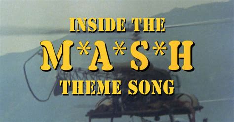 Mash theme song. Things To Know About Mash theme song. 