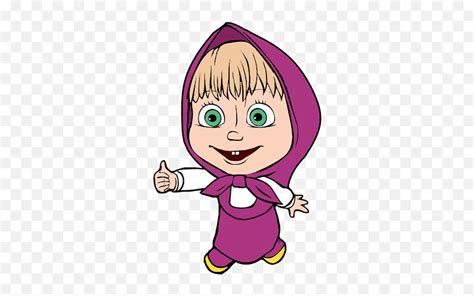 Masha And The Bear Svg Stock Png Files - pngaaa.com