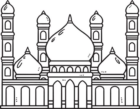 Masjid Coloring Pages