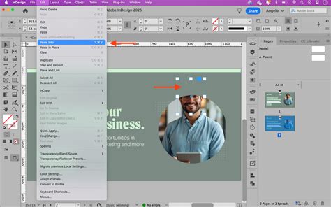 Masking in indesign.  While this is a great way of making quick cutout eff...
