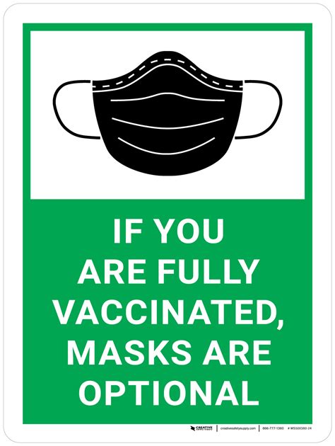 Masks Optional Sign Printable