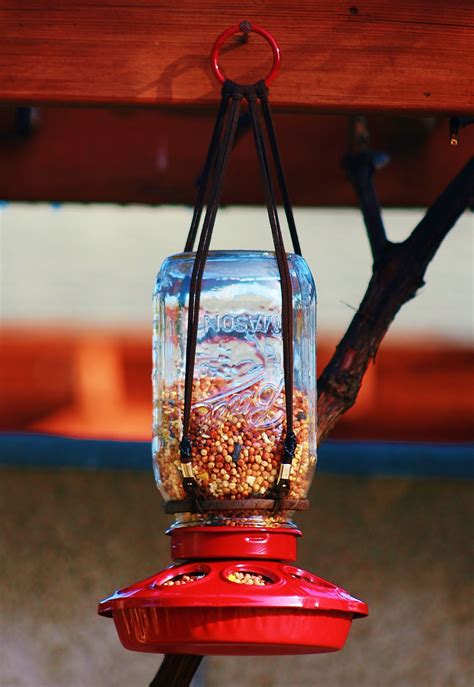 Mason Jar Bird Feeder - Etsy