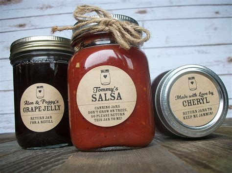 Mason Jar Canning Labels - Etsy