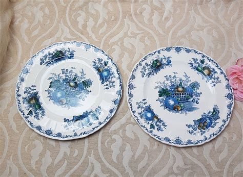 Masons Fruit Basket China Lovers of Blue & White